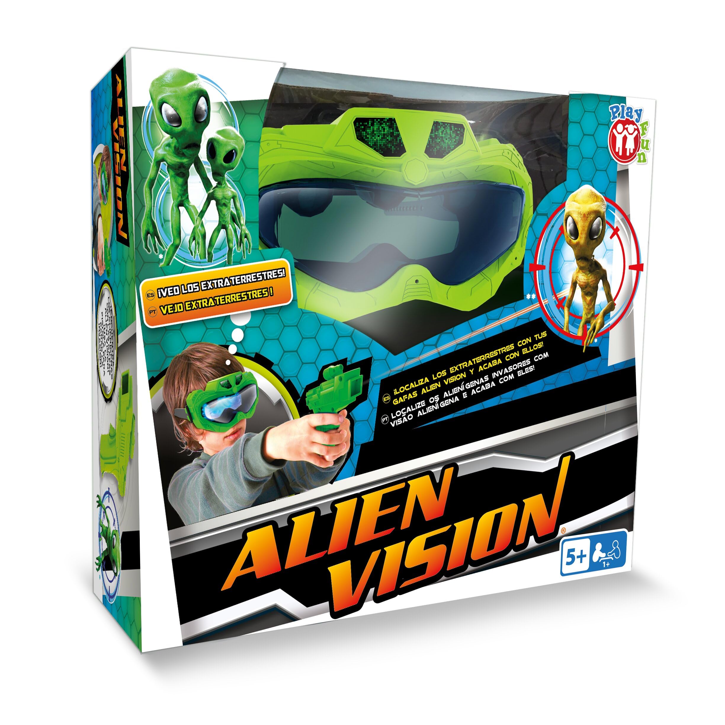 PLAY FUN BY IMC TOYS Alien Vision, Interaktives Spiel mit 3D-Maske